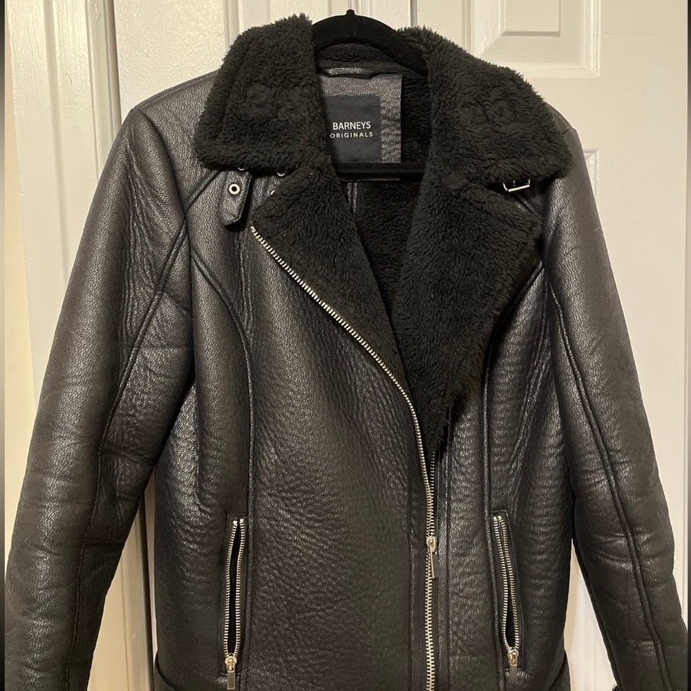 ASOS - Black Faux aviator Jacket